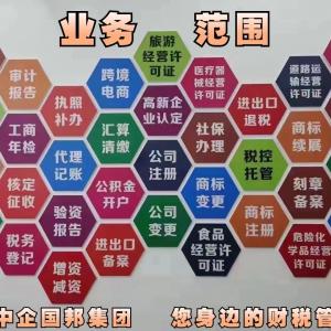 海南执照代办记账报税资质审批版权申请