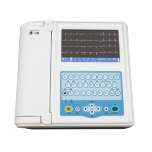 广州三锐十二道心电图机ECG-5512B内置大容量可充电锂电