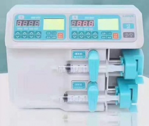 上海蓝德LD-P2020II双通道注射泵数码显示效果清晰。