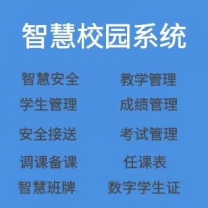 智慧校园管理系统开发学校排课可视化监控管理h5公众号