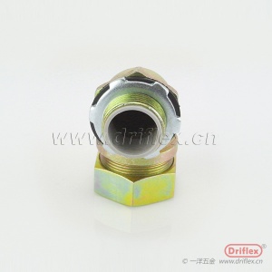 一洋五金铁镀锌90度软管连接器45度弯头机电设备穿线用