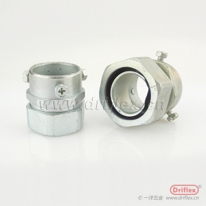 一洋五金供应锌合金卡套三柱式接头管接头DN10-100mm