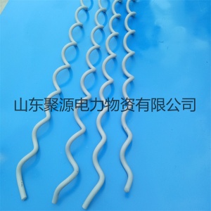 adss光缆螺旋是防震鞭PVC材质1.3米长电力线路减震金具