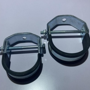 管束供应 重性镀锌多型号 O型分体式马鞍抗震支架配件