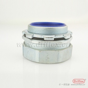 DPJ包塑金属软管接头锌合金外丝直接头NPT3/8“-NPT
